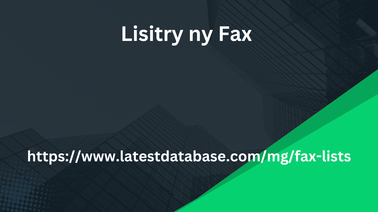 Lisitry ny Fax