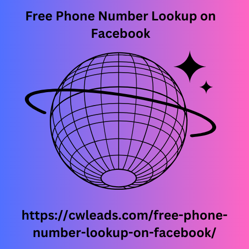 Free Phone Number Lookup on Facebook