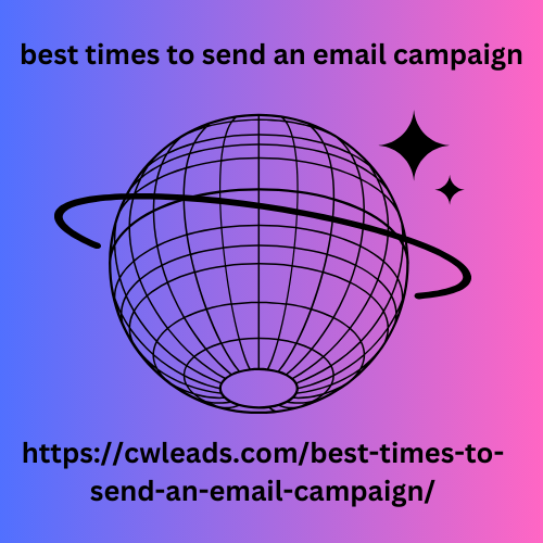 best times to send an email campaign