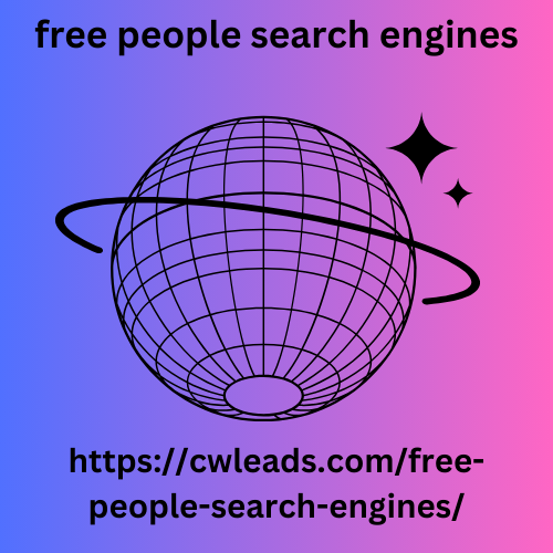 free people search engines