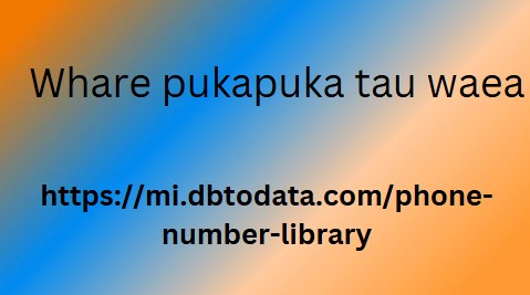 Whare pukapuka tau waea