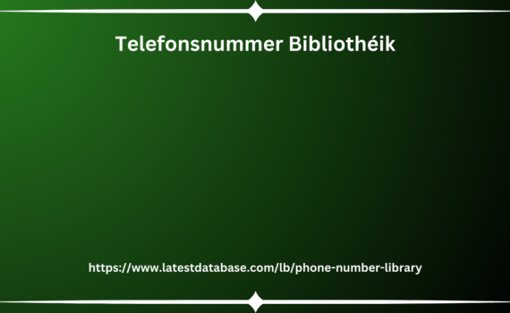 Telefonsnummer Bibliothéik