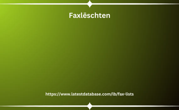 Faxlëschten