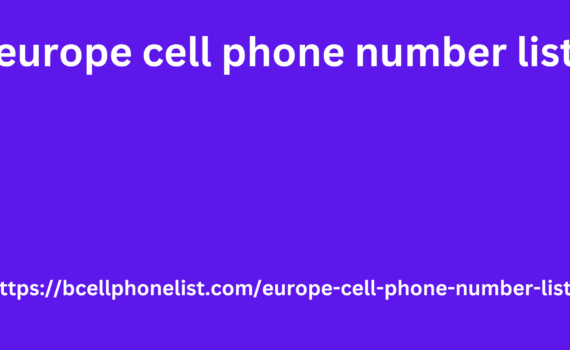 europe cell phone number list