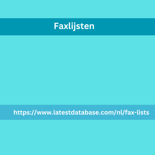 Faxlijsten