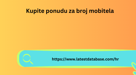 Kupite ponudu za broj mobitela