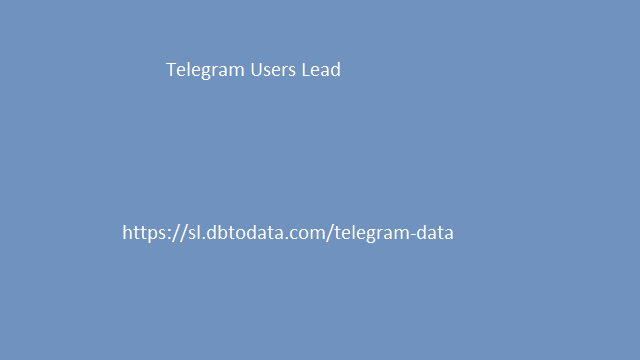 Telegram Users Lead