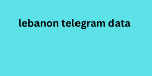 lebanon telegram data