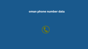 oman phone number data