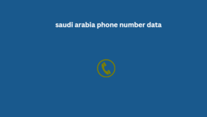 saudi arabia phone number data