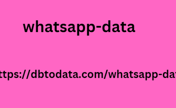 WhatsApp Mobile Number data